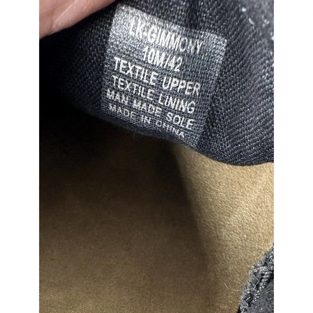 Lucky Brand Womens Gimmony Slip‎ On Sneaker 10M Casual Comfort Canvas Black